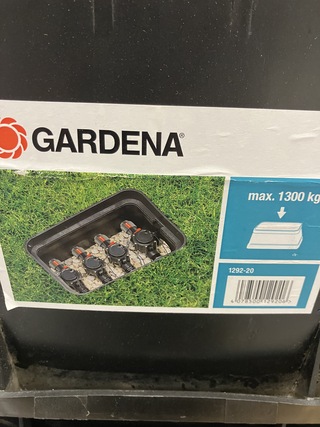 8x Gardena watercontroller grond systeem